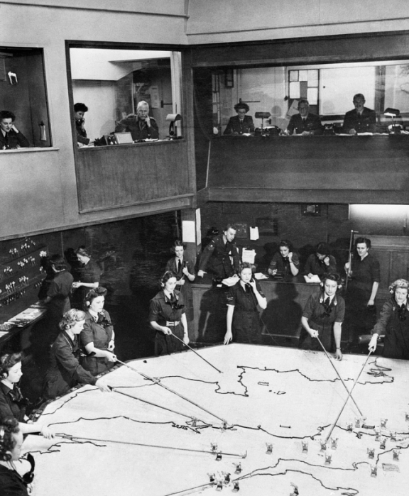 Operations Room of RAF Fighter Command